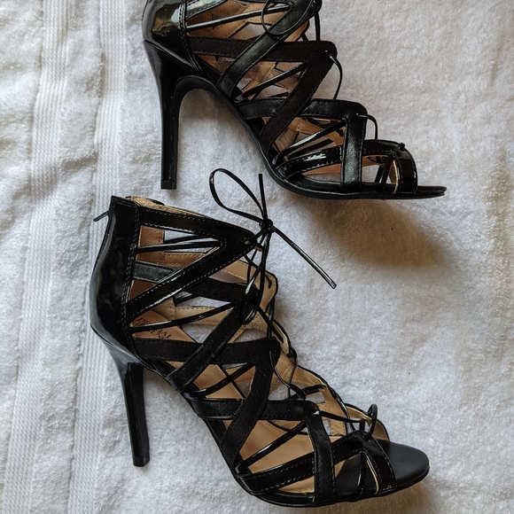 Prabal Gurung for Target Cage Strappy Gladiator Heels 6.5 - Picture 5 of 7